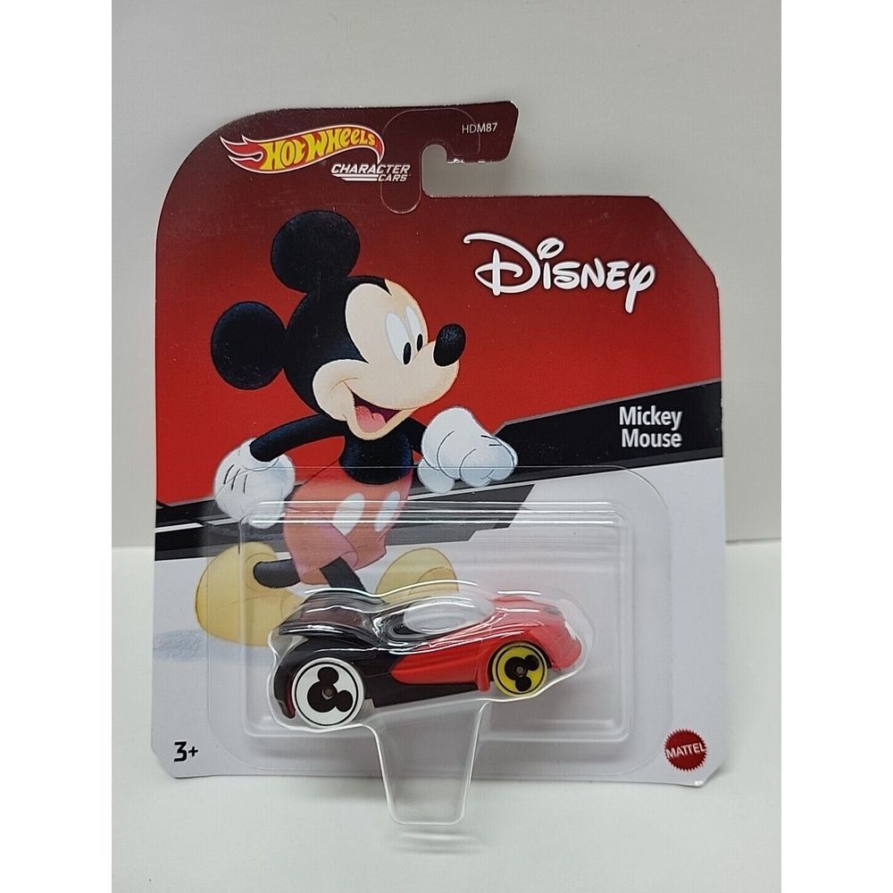 New 2020 Hot Wheels Disney Mickey Mouse Character Cars 1:64 - 3+ Toy Car Collect